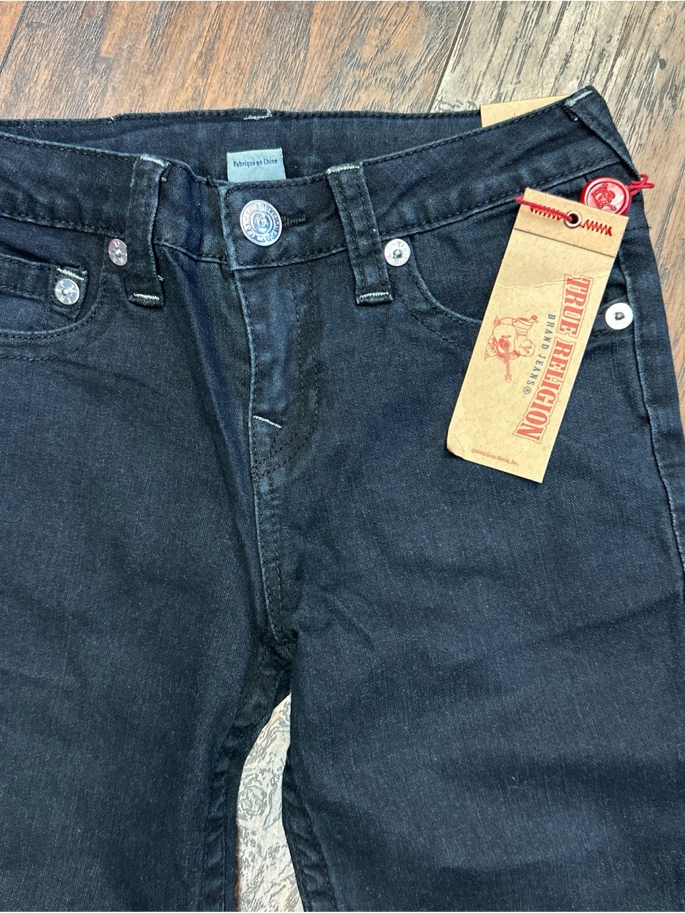 True Religion Jeans Section  Slim Seat Girls Kid Size 10 Denim <<<<411>>>>> - Picture 2 of 10
